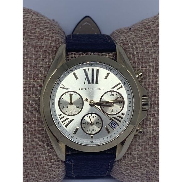 Michael Kors Mini MK5973 Women's Black Leather Analog Dial Quartz Watch WFH214 - Picture 2 of 11